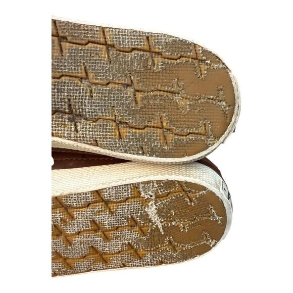 Frye Greene Back Zip Shearling Lined Leather Sneaker Boot Women size 8 - Picture 10 of 12